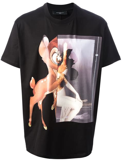 mens givenchy bambi t shirt|null .